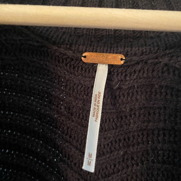 Free People Marlie Sweater - Black - M - Picture 5 of 5